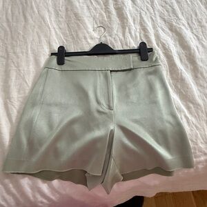 Alice + Olivia Mint Green silk Women's Shorts